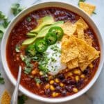 Vegan Black Bean Chili Recipe