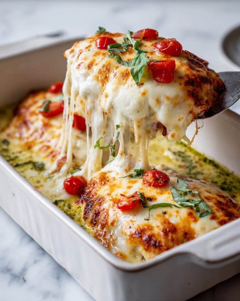 Creamy Pesto Baked Chicken Recipe