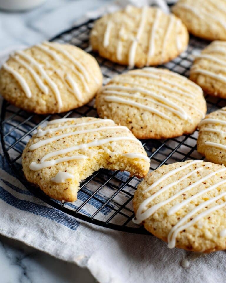 Lemon Poppy Seed Cookies with Lemon Glaze Recipe