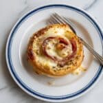 Baked Ham and Cheese Rolls with Honey Mustard Sauce Recipe