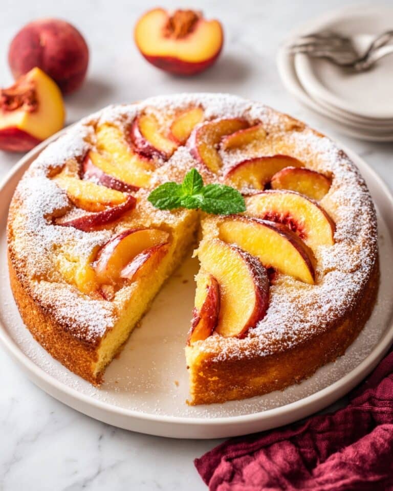 Fresh Peach Cake Recipe