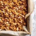 Jammy Cherry Pie Bars with Almond Crumble (Vegan) Recipe