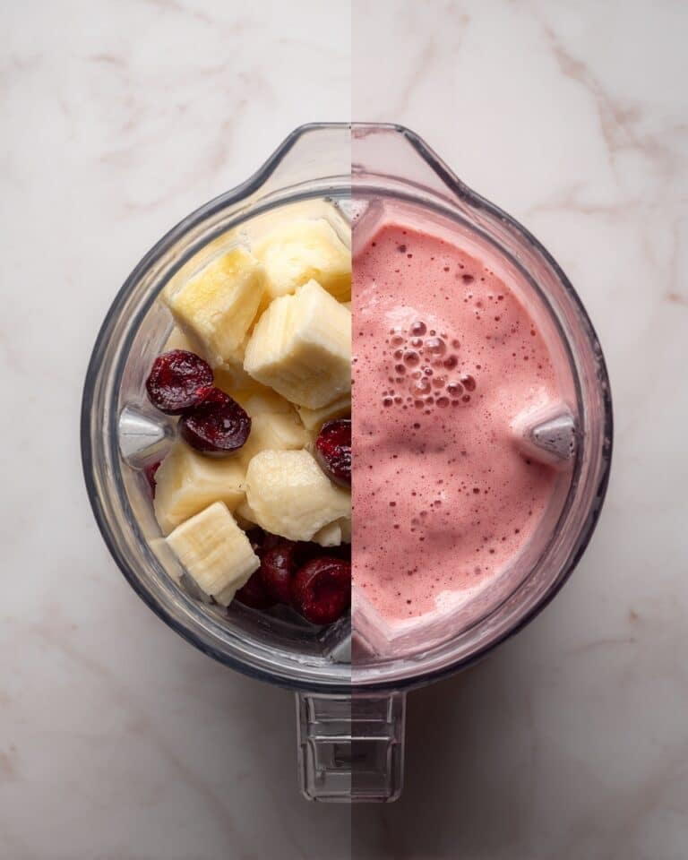 Simple Cranberry Smoothie with Fresh or Frozen Cranberries Recipe