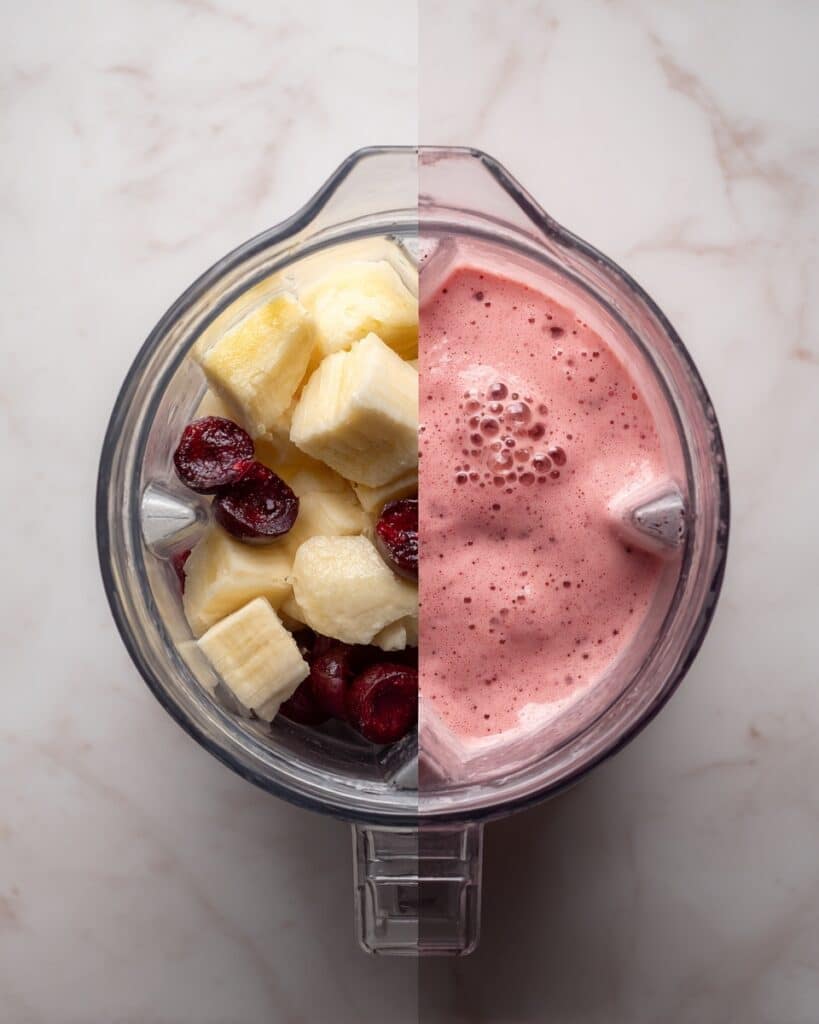 Simple Cranberry Smoothie with Fresh or Frozen Cranberries Recipe