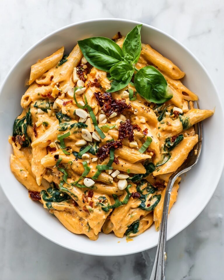 Creamy Sun-Dried Tomato Cashew Pasta Recipe