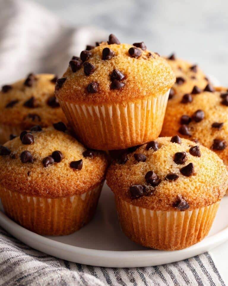 Cottage Cheese Muffins with Chocolate Chips Recipe