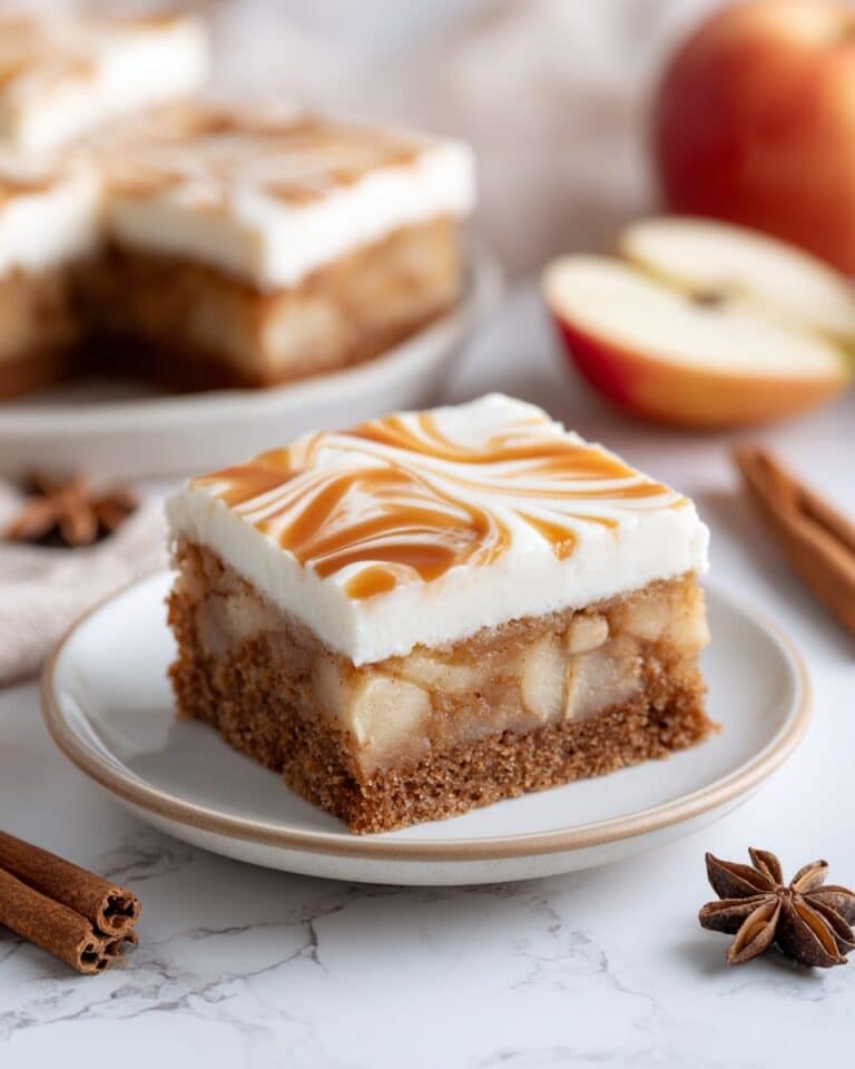 Apple Cider Cake with Caramel and Cream Cheese Frosting Recipe