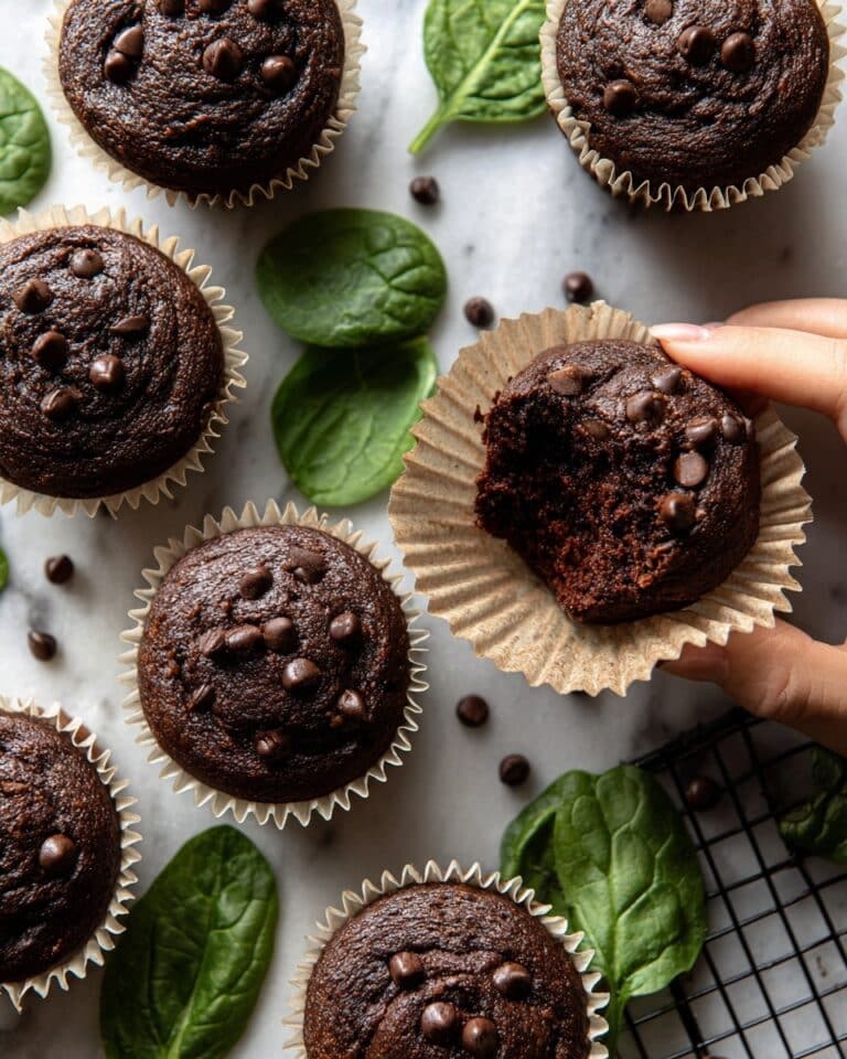 Healthy Chocolate Muffins with Veggies Recipe