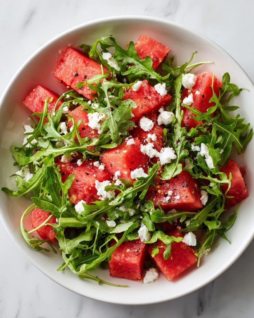 Watermelon, Feta & Mint Salad Recipe
