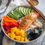 Salmon Sushi Bowls with Spicy Mayo Recipe