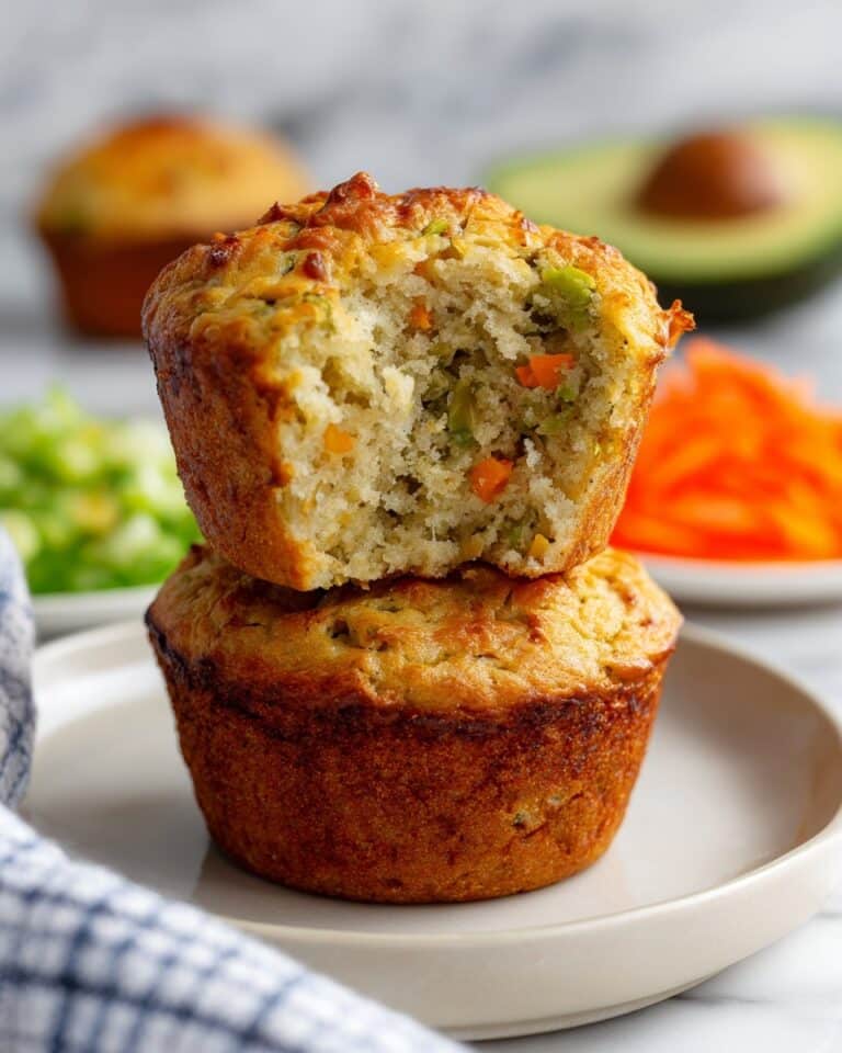 Carrot Zucchini Muffins with Avocado Recipe