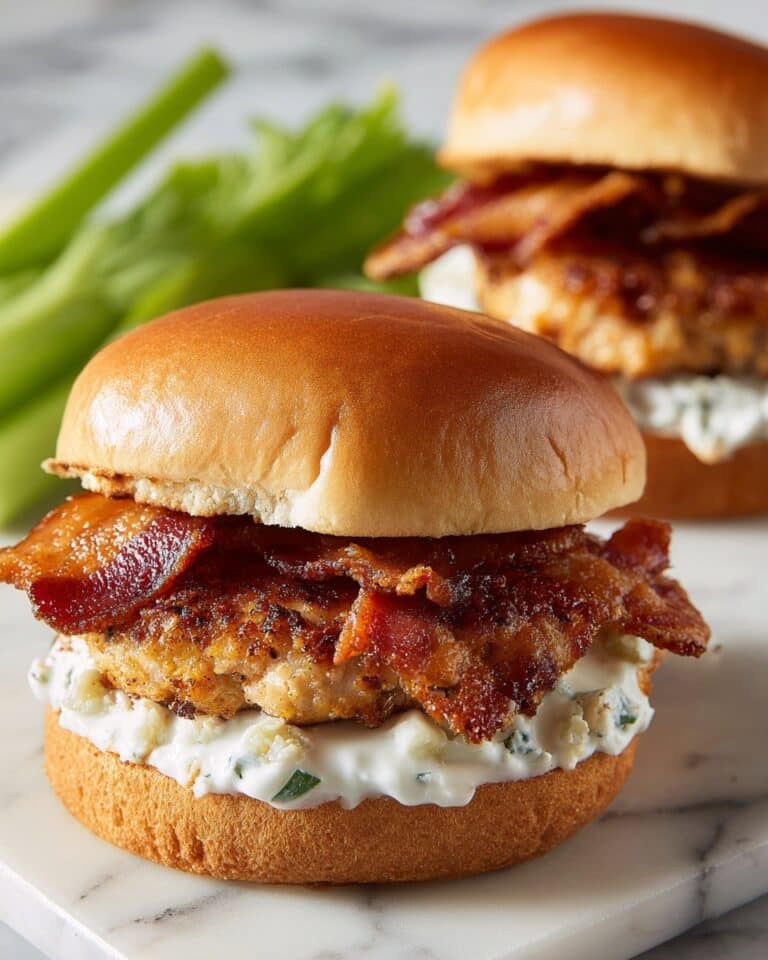 Cheddar Ranch Chicken Burgers Recipe