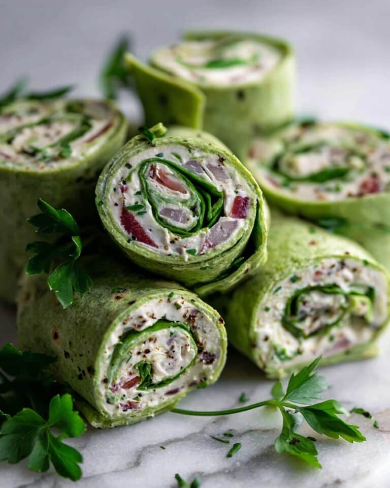 Greek Salad Pinwheels Recipe