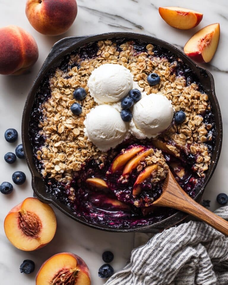 Blueberry Peach Crumble Recipe