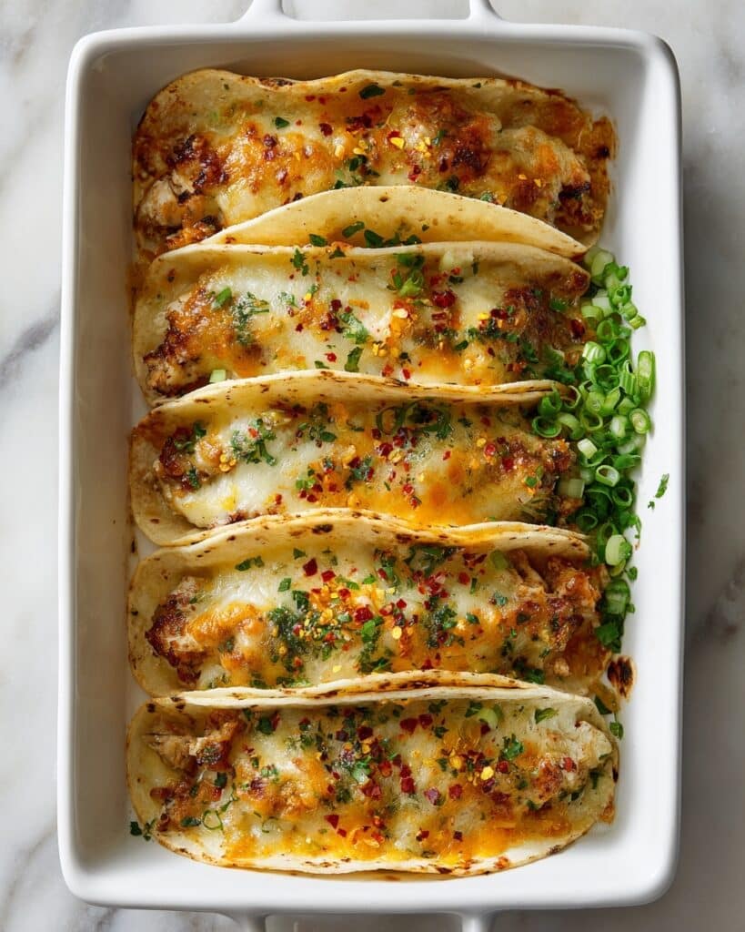Baked Chicken Bacon Ranch Tacos Recipe