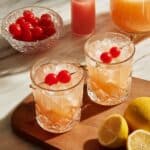 Sparkling Tomato Lemonade with Tomato Simple Syrup Recipe