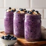 Blueberry Overnight Oatmeal with Chia Seeds Recipe