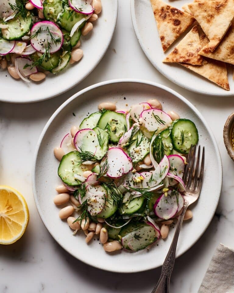 Dilly White Bean Cucumber Salad Recipe