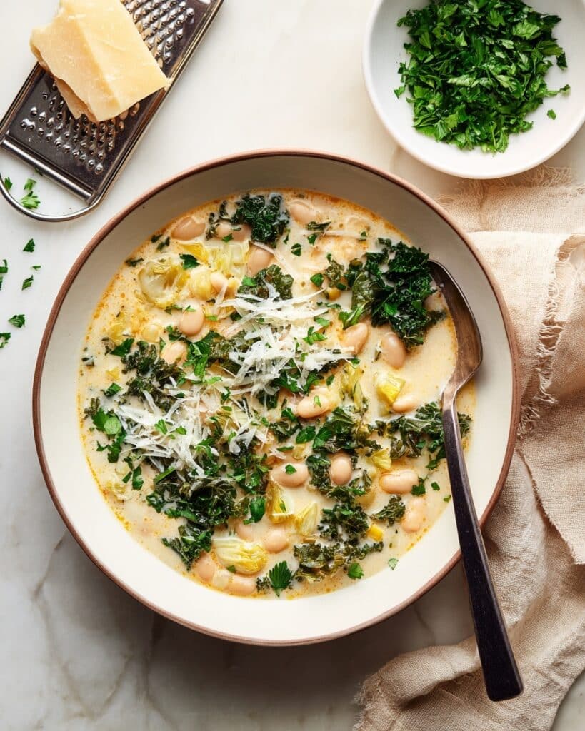 Spinach Artichoke Soup with White Beans (Dairy-Free) Recipe