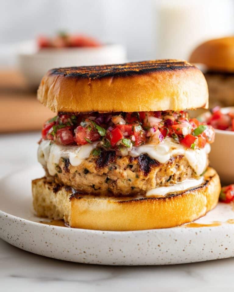 Turkey Bruschetta Burgers Recipe