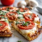 15 Minute Easy Margherita Flatbread Pizza Recipe