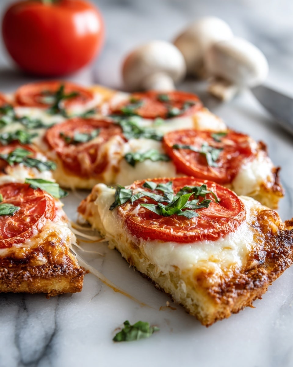 15 Minute Easy Margherita Flatbread Pizza Recipe