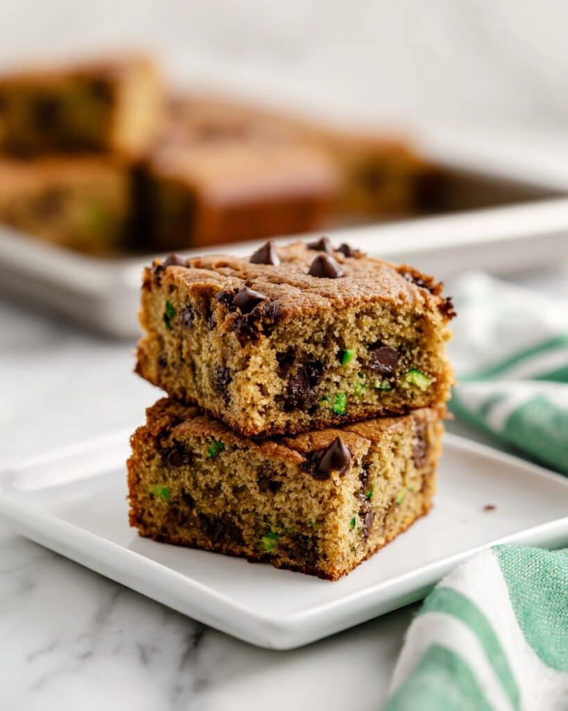 Chocolate Chip Zucchini Bars Recipe