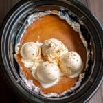 Slow Cooker Crustless Brown Sugar Pumpkin Pie Recipe