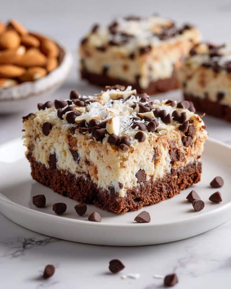 Almond Joy Cheesecake Bars Recipe