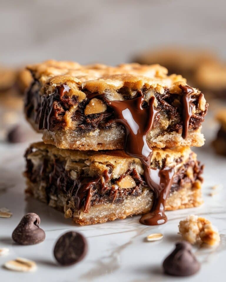 Oatmeal Chocolate Chip Cookie Bars Recipe