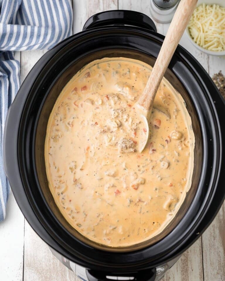 Crockpot Cheeseburger Soup Recipe