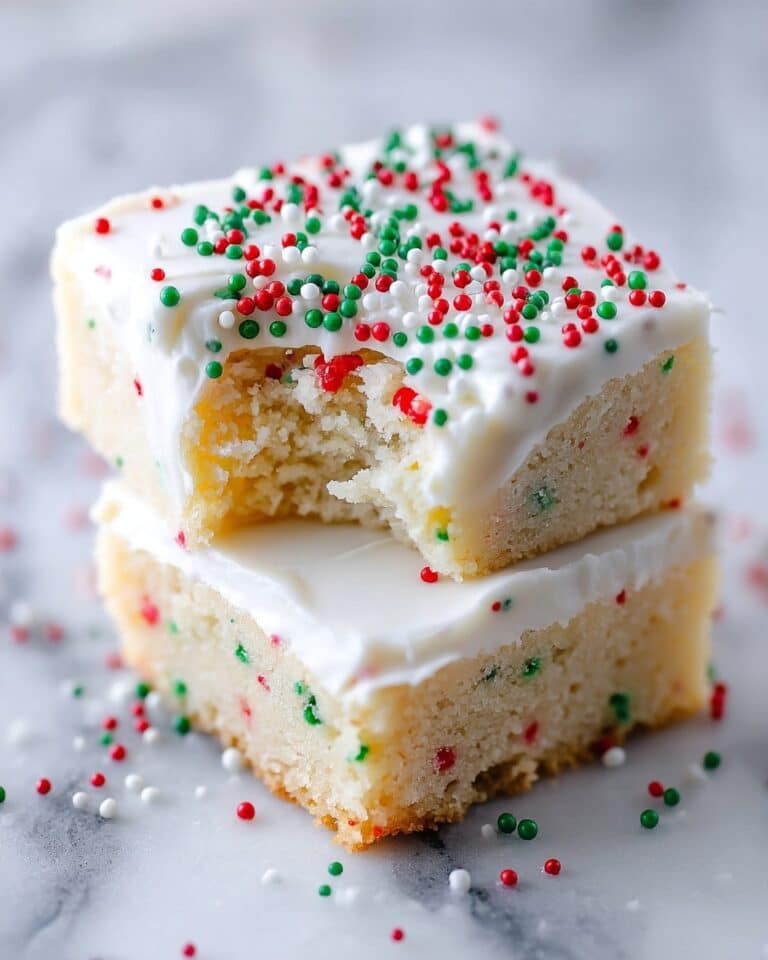 Holiday Sugar Cookie Bars Recipe