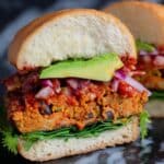 Easy Sweet Potato Black Bean Burger Recipe