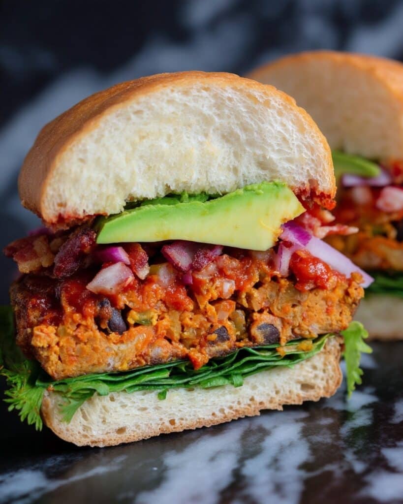 Easy Sweet Potato Black Bean Burger Recipe