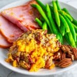 Sweet Potato Casserole with Cranberry and Pecan Topping Recipe