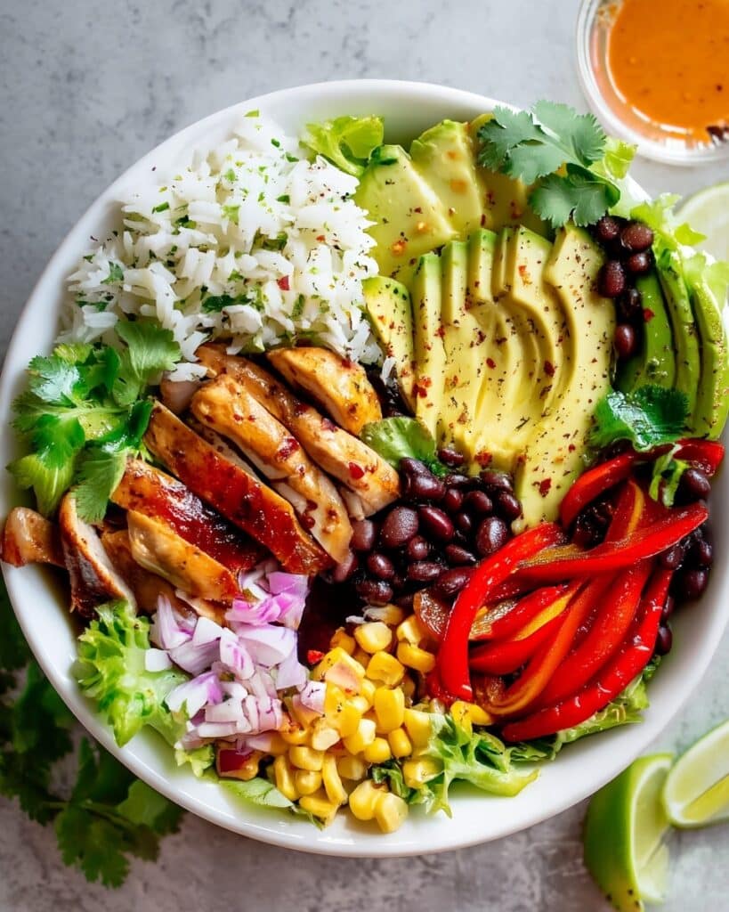 Fajita Chicken Burrito Bowl Recipe