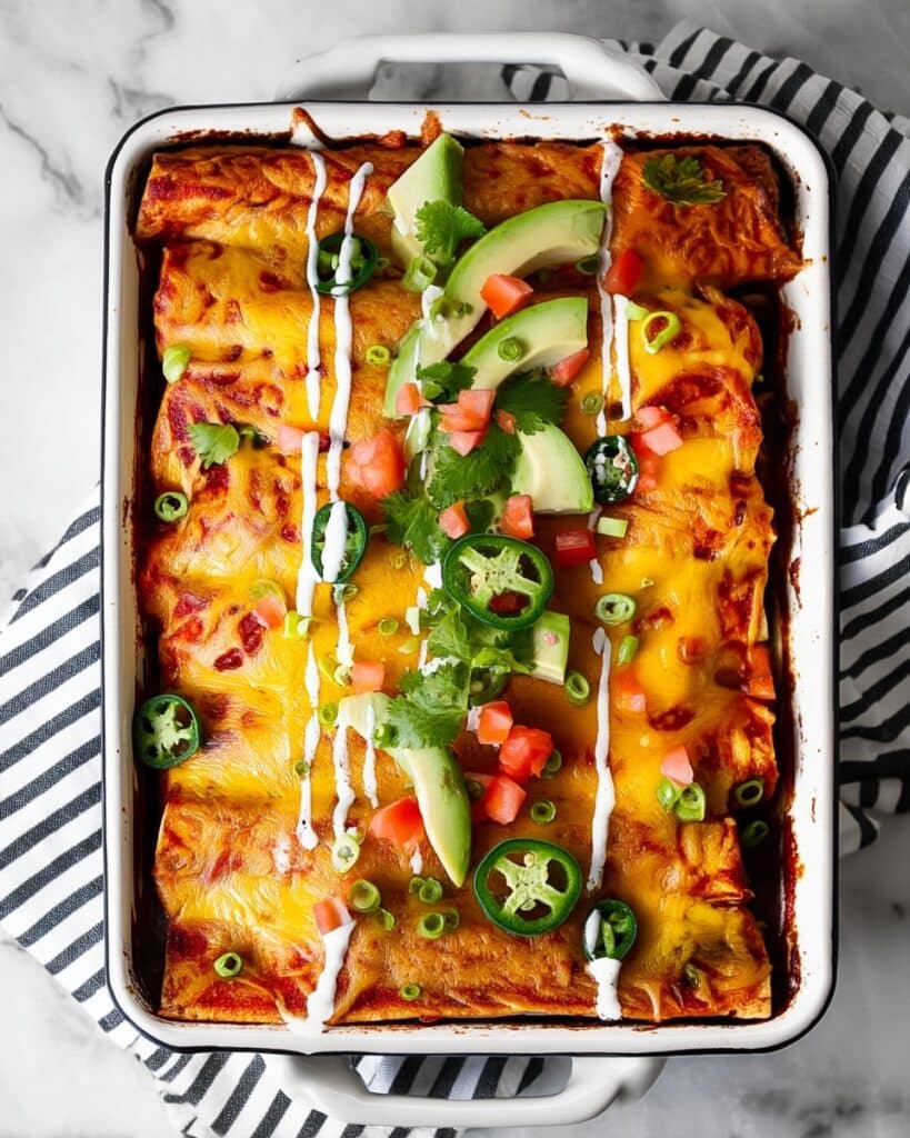 Spicy Chicken Enchiladas Recipe