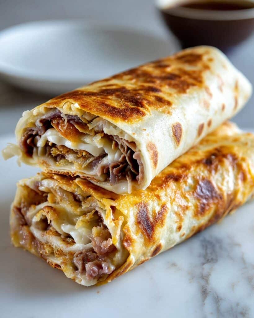 French Dip Tortilla Roll-Ups Recipe