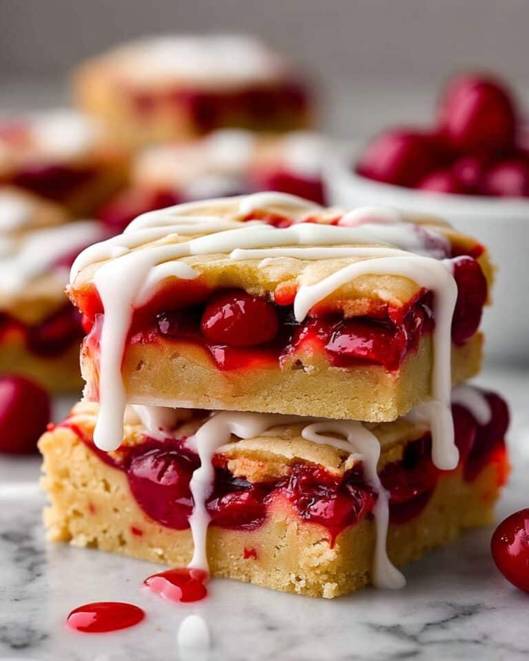 Easy Cherry Pie Bars Recipe