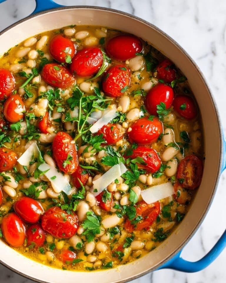 Garlic Parmesan White Beans Recipe